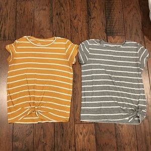 2 Rumi+Ryder brand shirts - size Large